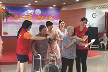 ZTEVC sponsored Age-friendly Activity on Mid-Autumn Festival held by Shenzhen Volunteer Team